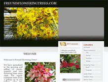Tablet Screenshot of freundfloweringtrees.com